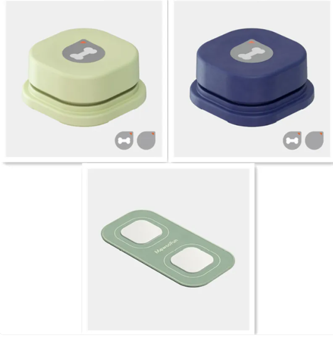 4-Color Pet Talk Button - Interactive Toy for Dogs and Cats