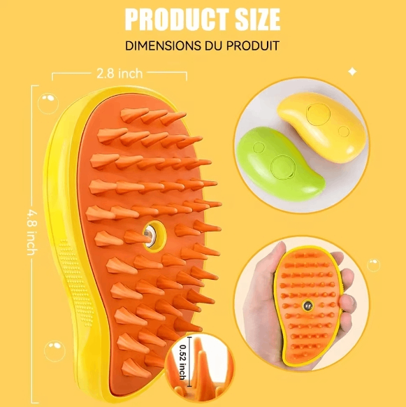 Pet Spray Grooming Brush