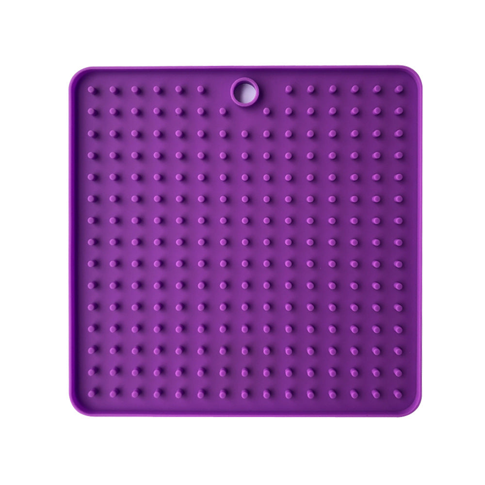 Silicone Pet Lick Mat — Random Color