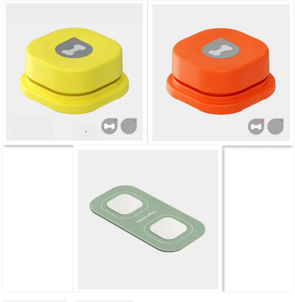 4-Color Pet Talk Button - Interactive Toy for Dogs and Cats