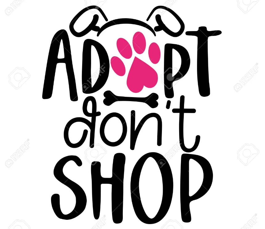 adopt don't shop logo